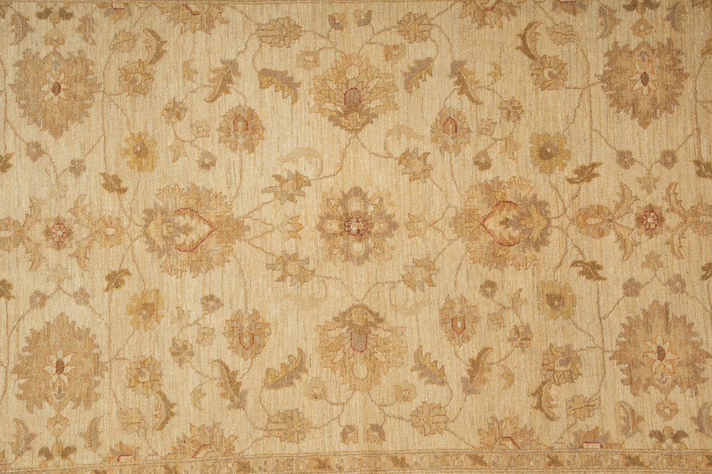 5.5 x 7.6 Chobi Peshawar Rug LIGHT Calm Colors - Pakistan #PIX-20219
