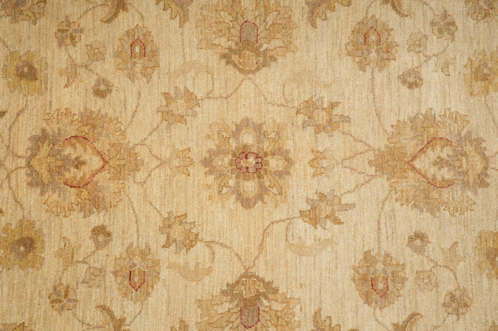 5.5 x 7.6 Chobi Peshawar Rug LIGHT Calm Colors - Pakistan #PIX-20219