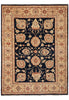 Load image into Gallery viewer, 5.6 x 7.4 BLACK Natural Quality Handmade Chobi Peshawar Rug-PAKISTAN #PIX-4807