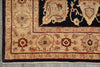 Load image into Gallery viewer, 5.6 x 7.4 BLACK Natural Quality Handmade Chobi Peshawar Rug-PAKISTAN #PIX-4807