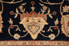 Load image into Gallery viewer, 5.6 x 7.4 BLACK Natural Quality Handmade Chobi Peshawar Rug-PAKISTAN #PIX-4807