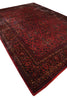 Load image into Gallery viewer, 10.8 x 16 Authentic Antique Persian Kashan Sarouk Machester Wool Quality Rug  1930&#39;s #F-4373
