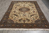 Load image into Gallery viewer, 6.8 x 9.7 Exotic Hunting Authentic Persian Tabriz Rug 400 Kpsi Iran #F-4588