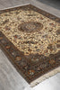 Load image into Gallery viewer, 6.8 x 9.7 Exotic Hunting Authentic Persian Tabriz Rug 400 Kpsi Iran #F-4588