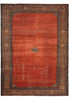 Load image into Gallery viewer, 10.8 x 14 Authentic Antique Persian Mahal Rug 1930's
