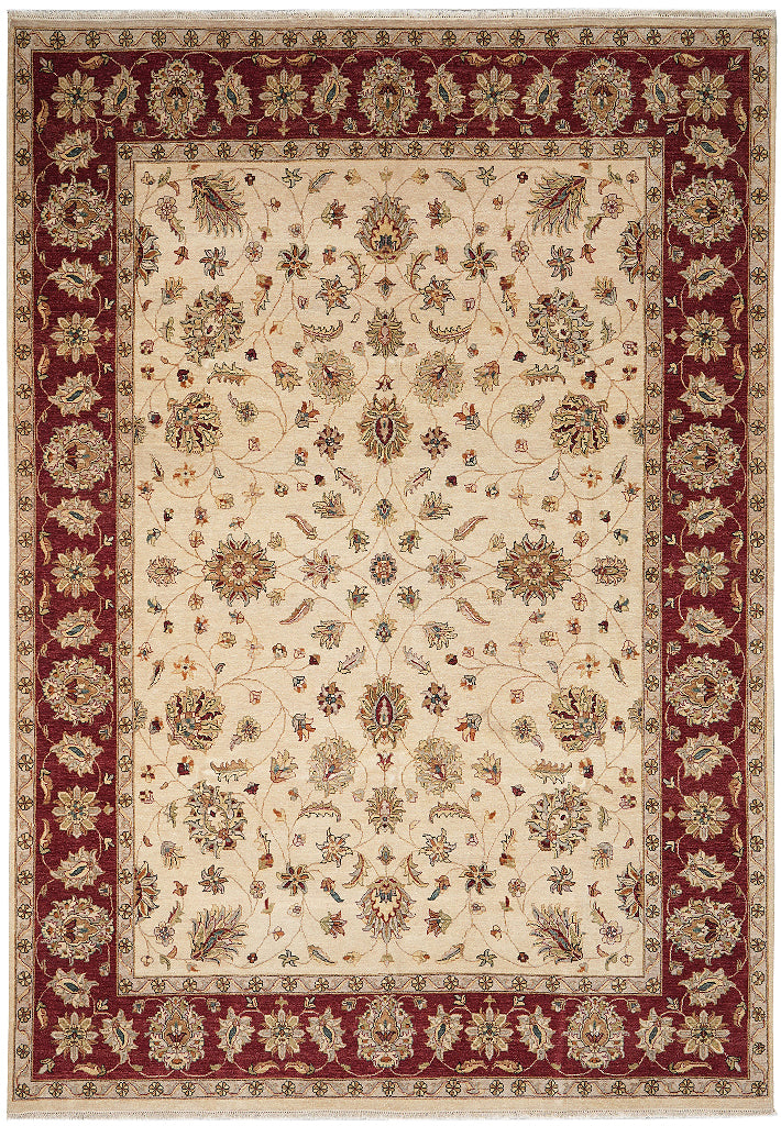 9 x 12 Beautiful Handmade Wool Agra Rug