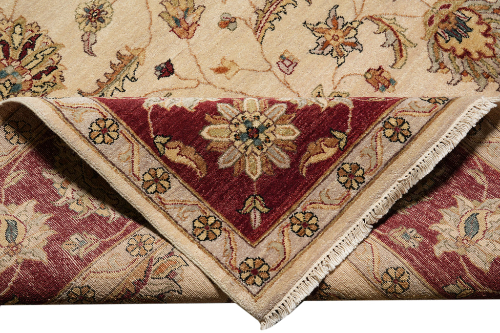 9 x 12 Beautiful Handmade Wool Agra Rug #PIX-10199