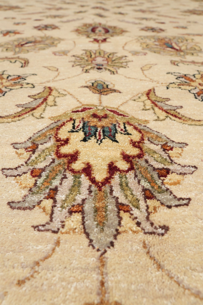 9 x 12 Beautiful Handmade Wool Agra Rug #PIX-10199