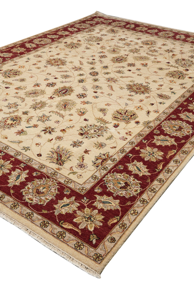 9 x 12 Beautiful Handmade Wool Agra Rug #PIX-10199