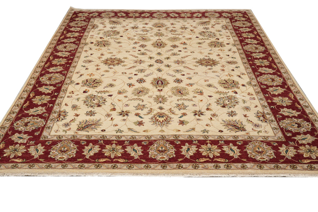 9 x 12 Beautiful Handmade Wool Agra Rug