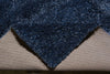 Load image into Gallery viewer, 8.7 x 11.7 Plain Solid One Color Blue Handmade Wool Contemporary Rug #F-4594