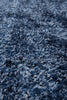 Load image into Gallery viewer, 8.7 x 11.7 Plain Solid One Color Blue Handmade Wool Contemporary Rug #F-4594
