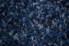 Load image into Gallery viewer, 8.7 x 11.7 Plain Solid One Color Blue Handmade Wool Contemporary Rug #F-4594