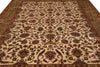 Load image into Gallery viewer, 9 x 12 Clearance Sale Quality Handmade Jaipur Rug Beige Gold Olive Brown #PIX-4545