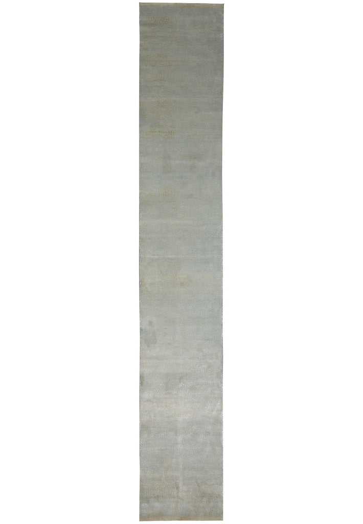 2.5 x 15 Runner Fragment Cut Handmade Rug Modern