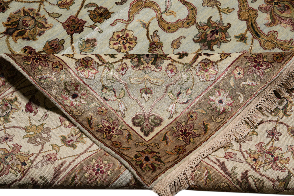 9 x 12 Quality Jaipur Wool and Silk Rug #PIX-805-21