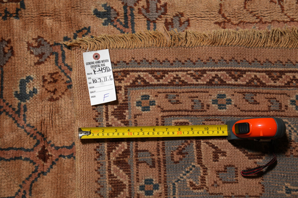 10.7 x 11.6 Squarish Size Old Sparta Antique Estate Rare Rug #F-4592