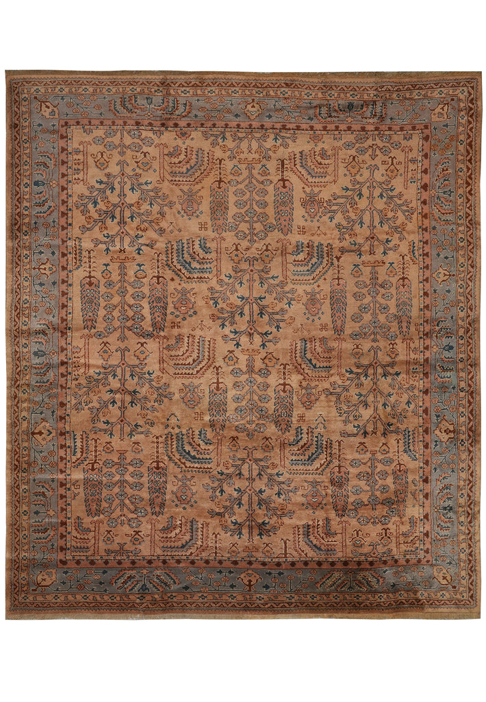 10.7 x 11.6 Squarish Size Old Sparta Estate Rug