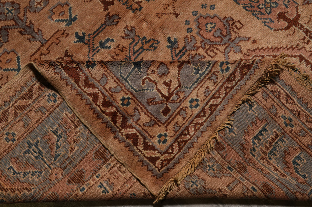 10.7 x 11.6 Squarish Size Old Sparta Antique Estate Rare Rug #F-4592