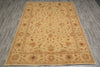 Load image into Gallery viewer, 5.5 x 7.9 Natural BROWN Wool Hand-Knotted Chobi Peshawar Rug - Pakistan#PIX-22295