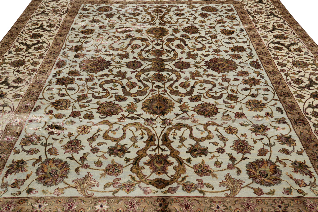 9 x 12 Quality Jaipur Wool and Silk Rug #PIX-805-21