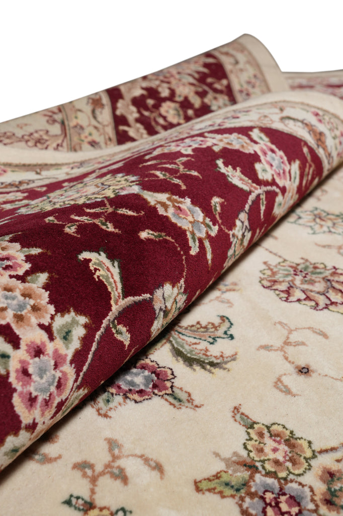 9 x 12 QUALITY WOOL AND SILK HANDMADE Tabriz RUG #PIX-6953