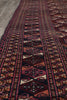 Load image into Gallery viewer, 8 x 9 Old Persian Turkman Bokhara Rug Burgundy Low Pile #PIX-25703