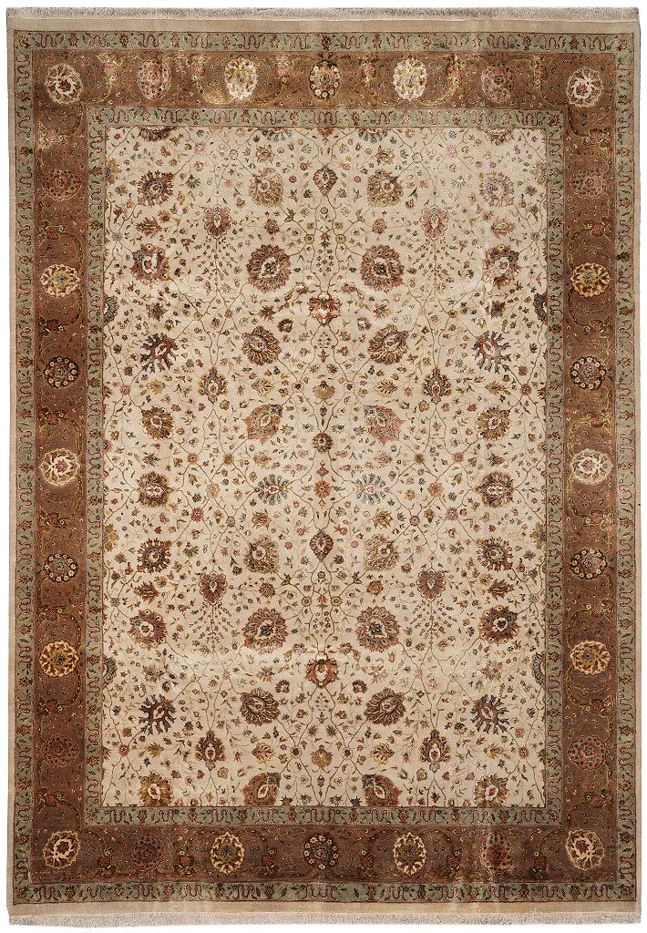 9 x 12 Beautiful Handmade Agra Rug 