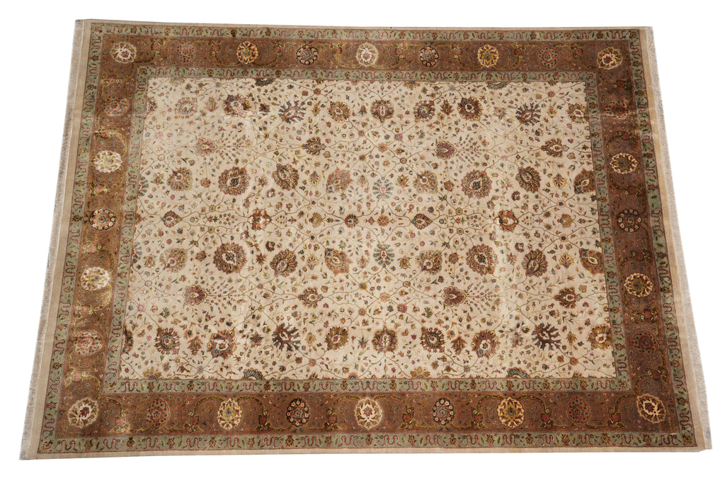 9 x 12 Beautiful Handmade Agra Rug #PIX-804-161