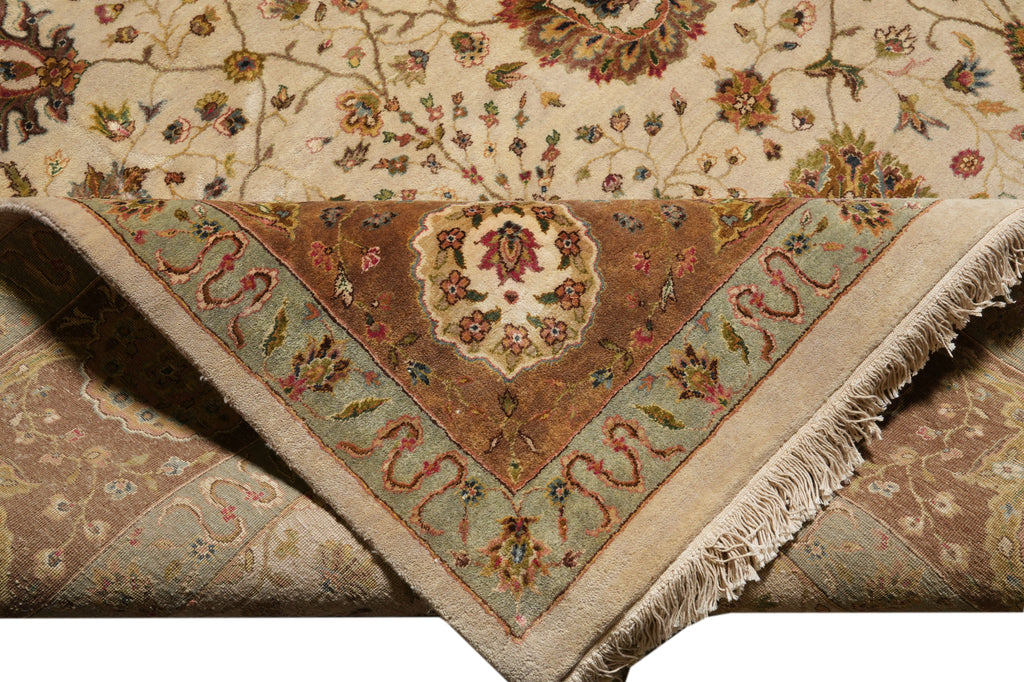 9 x 12 Beautiful Handmade Agra Rug #PIX-804-161