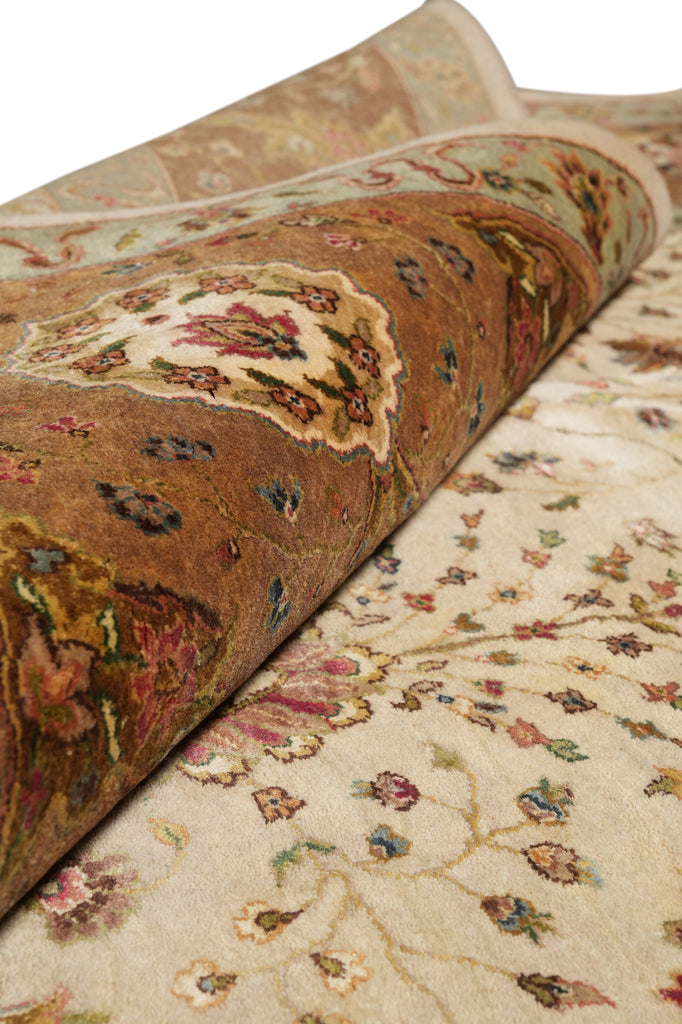 9 x 12 Beautiful Handmade Agra Rug #PIX-804-161