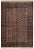 Load image into Gallery viewer, 6.4 x 8.3 Rust Finer Quality Bokhara Rug