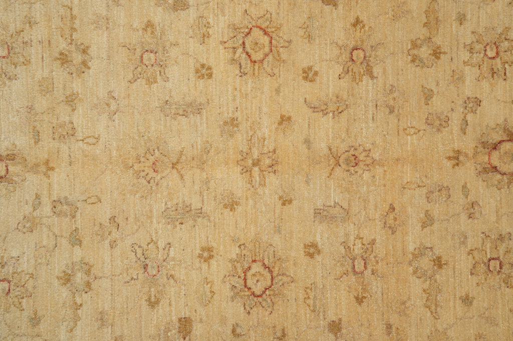 5 x 7 Natural Wool Hand-Knotted Chobi Peshawar Rug - NEUTRAL COLORS Pakistan #PIX-20220