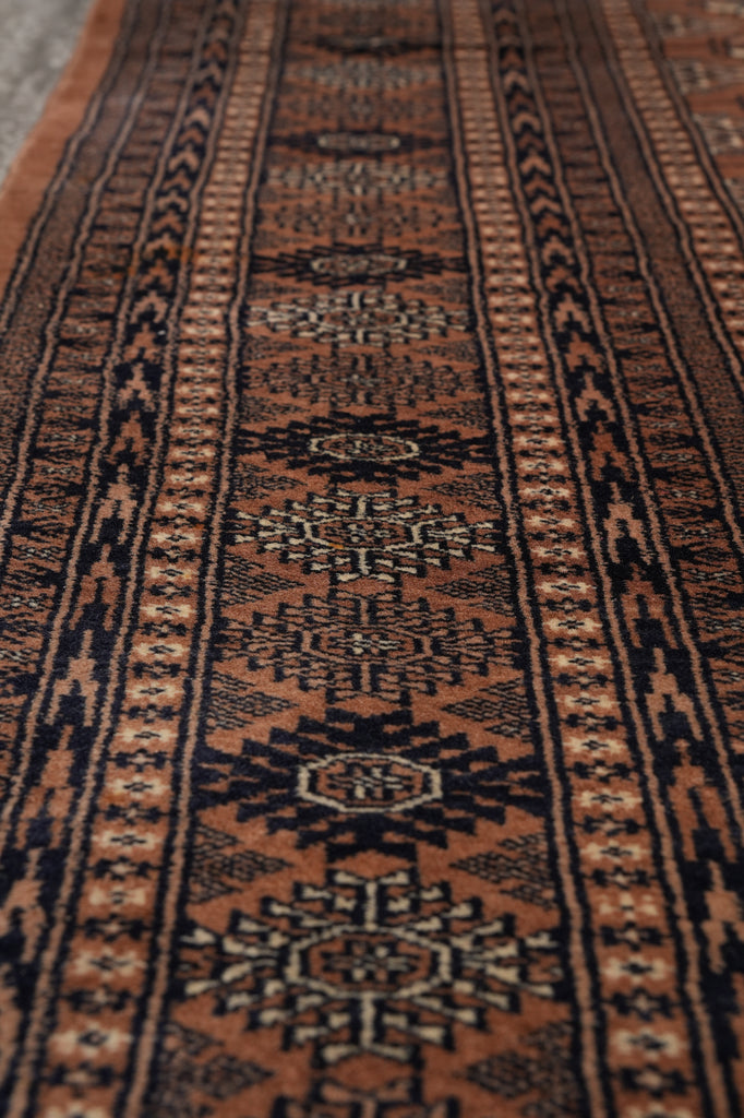 6.4 x 8.3 Rust Finer Quality Bokhara Rug #PIX-23572