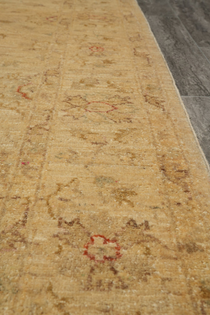 5 x 7 Natural Wool Hand-Knotted Chobi Peshawar Rug - NEUTRAL COLORS Pakistan #PIX-20220