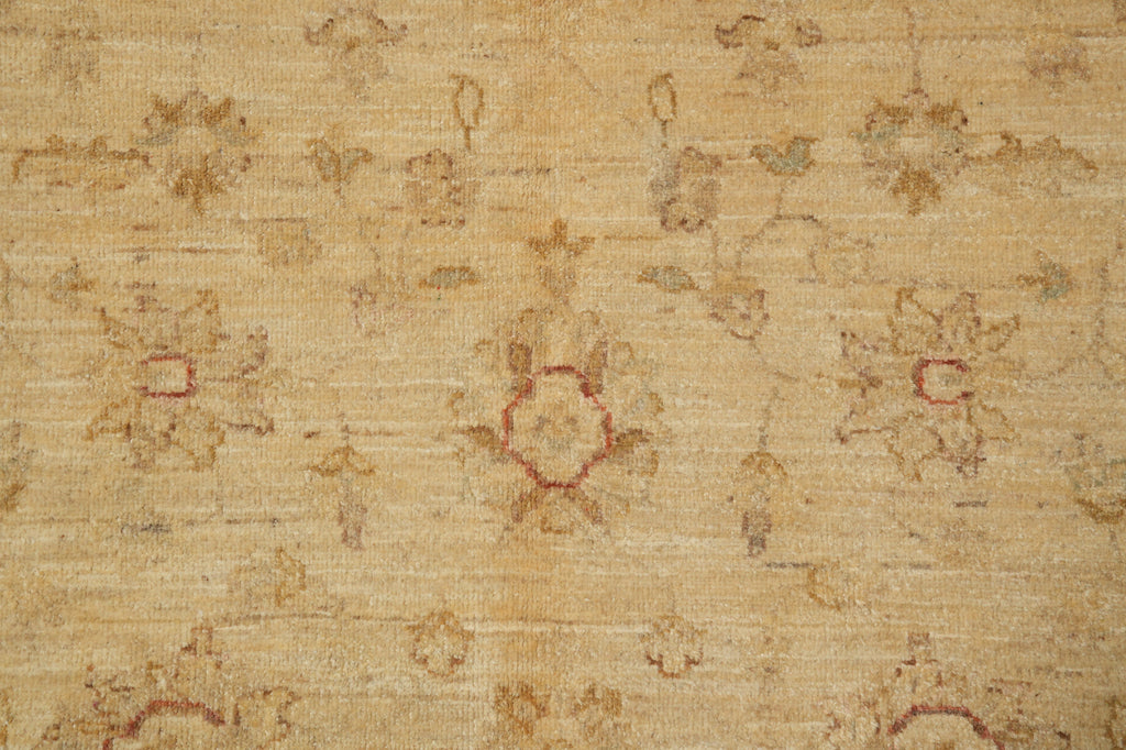 5 x 7 Natural Wool Hand-Knotted Chobi Peshawar Rug - NEUTRAL COLORS Pakistan #PIX-20220