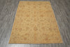 Load image into Gallery viewer, 5 x 7 Natural Wool Hand-Knotted Chobi Peshawar Rug - NEUTRAL COLORS Pakistan #PIX-20220