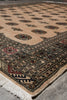 Load image into Gallery viewer, 6.6 x 8.6 Beige Jaldar Bokhara Rug Handmade Wool #F-4595