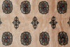 Load image into Gallery viewer, 6.6 x 8.6 Beige Jaldar Bokhara Rug Handmade Wool #F-4595