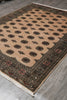Load image into Gallery viewer, 6.6 x 8.6 Beige Jaldar Bokhara Rug Handmade Wool #F-4595