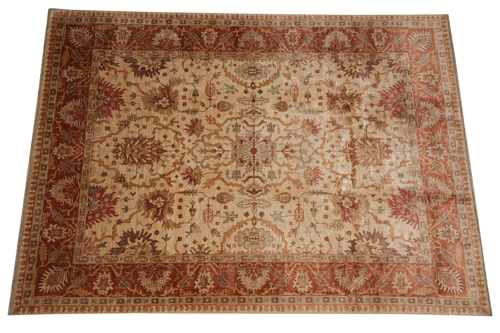 9 x 12 Amazing Agra Handmade Rug #B-72548