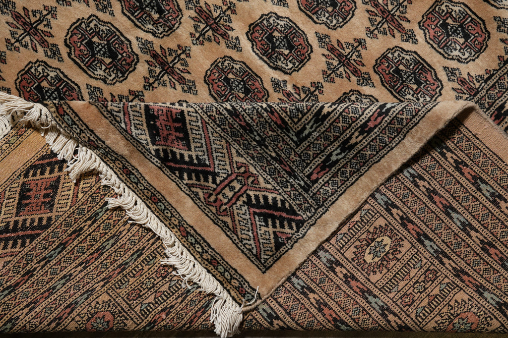 11.3 x 15.3 Large Bokhara Rug  Handmade Pakistan Soft Wool #LA-52800