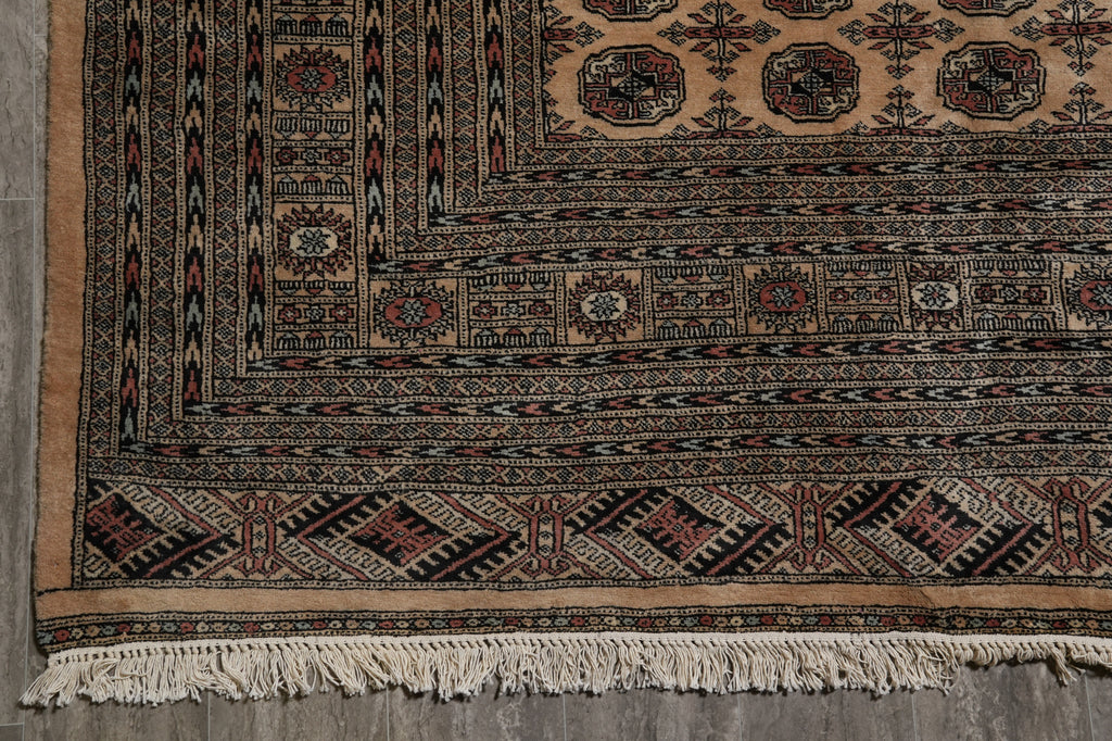 11.3 x 15.3 Large Bokhara Rug  Handmade Pakistan Soft Wool #LA-52800