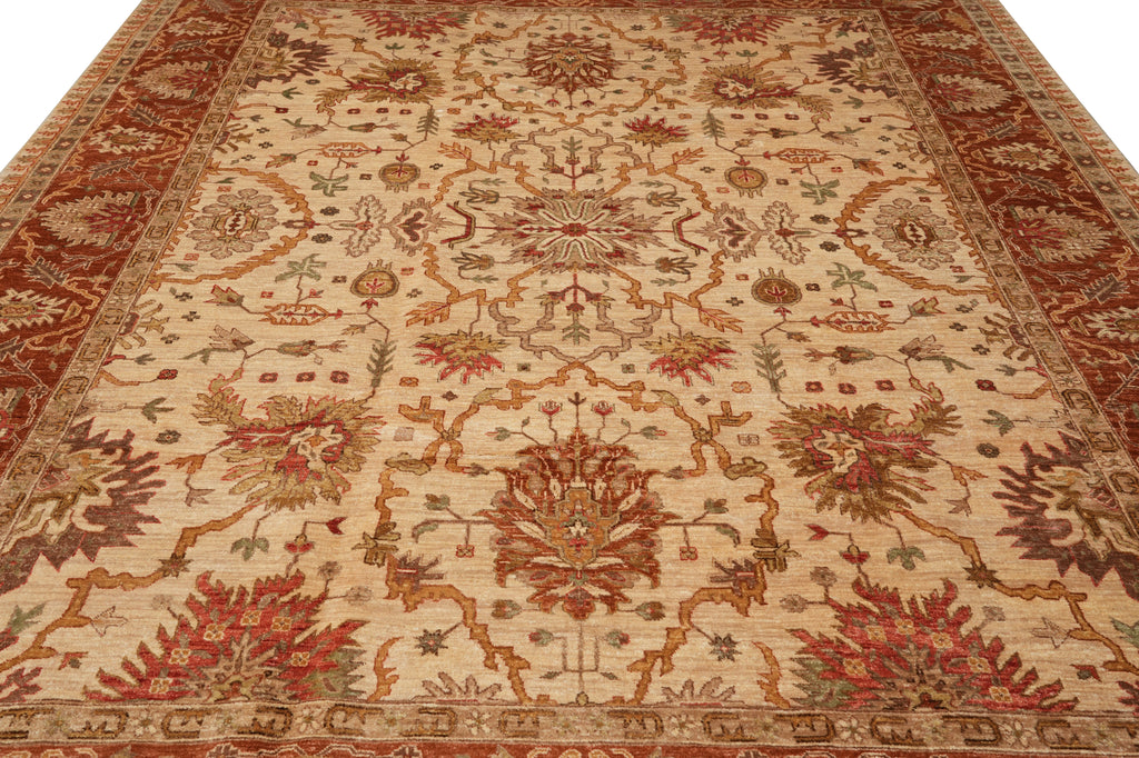 9 x 12 Amazing Agra Handmade Rug #B-72548