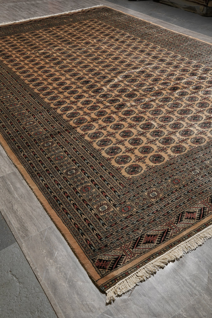 11.3 x 15.3 Large Bokhara Rug  Handmade Pakistan Soft Wool #LA-52800