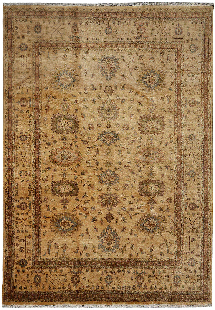8.4 x 11.4 New Oushak Handmade Rug
