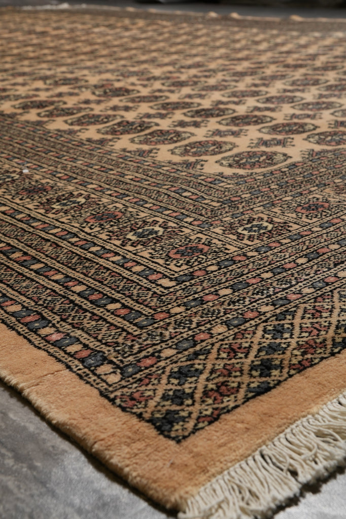 10 x 14 New Bokhara Rug Handmade Pakistan Beige #F-4597
