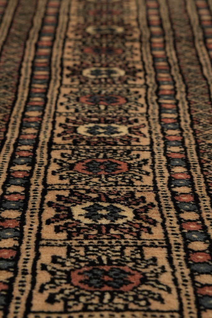 10 x 14 New Bokhara Rug Handmade Pakistan Beige #F-4597