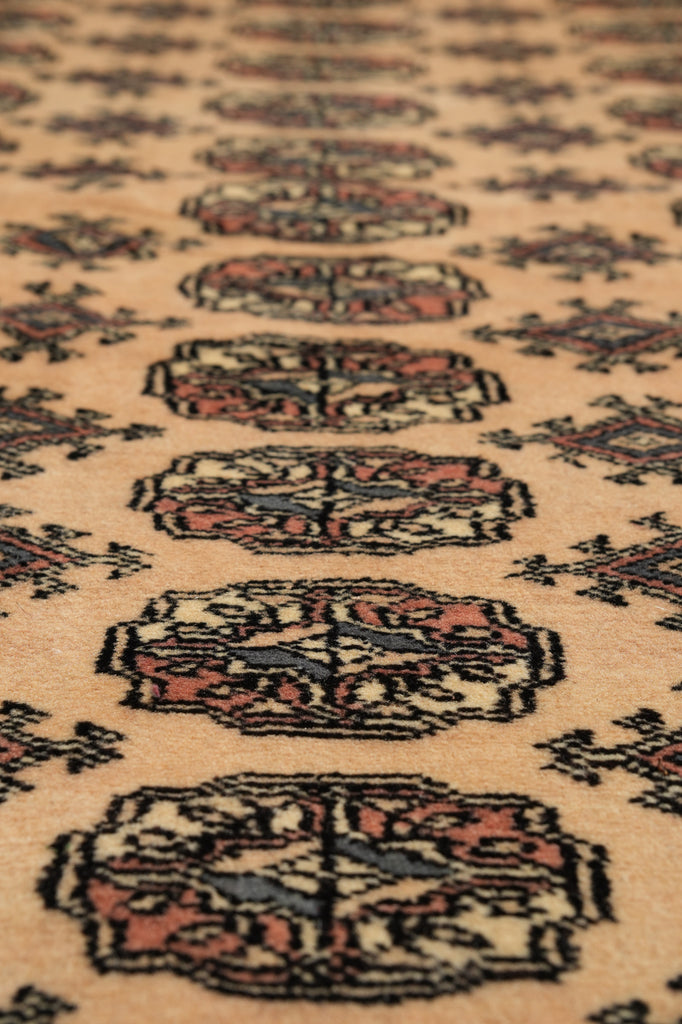 10 x 14 New Bokhara Rug Handmade Pakistan Beige #F-4597