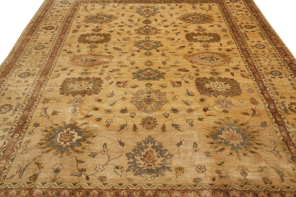 8.4 x 11.4 New Oushak Handmade Rug #B-72496